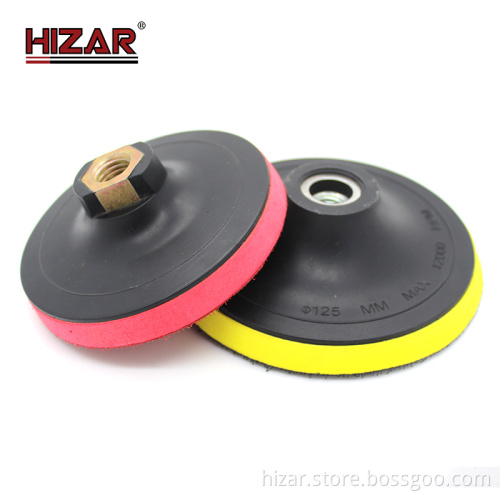 4 Inch Plastic Backer Foam Pad - Diamond Polishing Pad for Angle Grinder